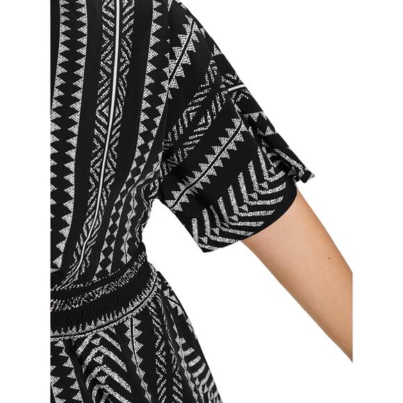 Size 14 - 16  • 1X • BloomChic  Aztec Print  • Bandana Print High Low Hem Blouse - Picture 9 of 9